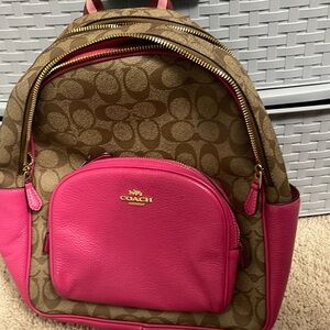 Coach Court Backpack In Signature Canvas
